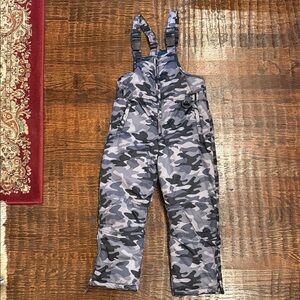 Cherokee Black and Gray Snow Bib